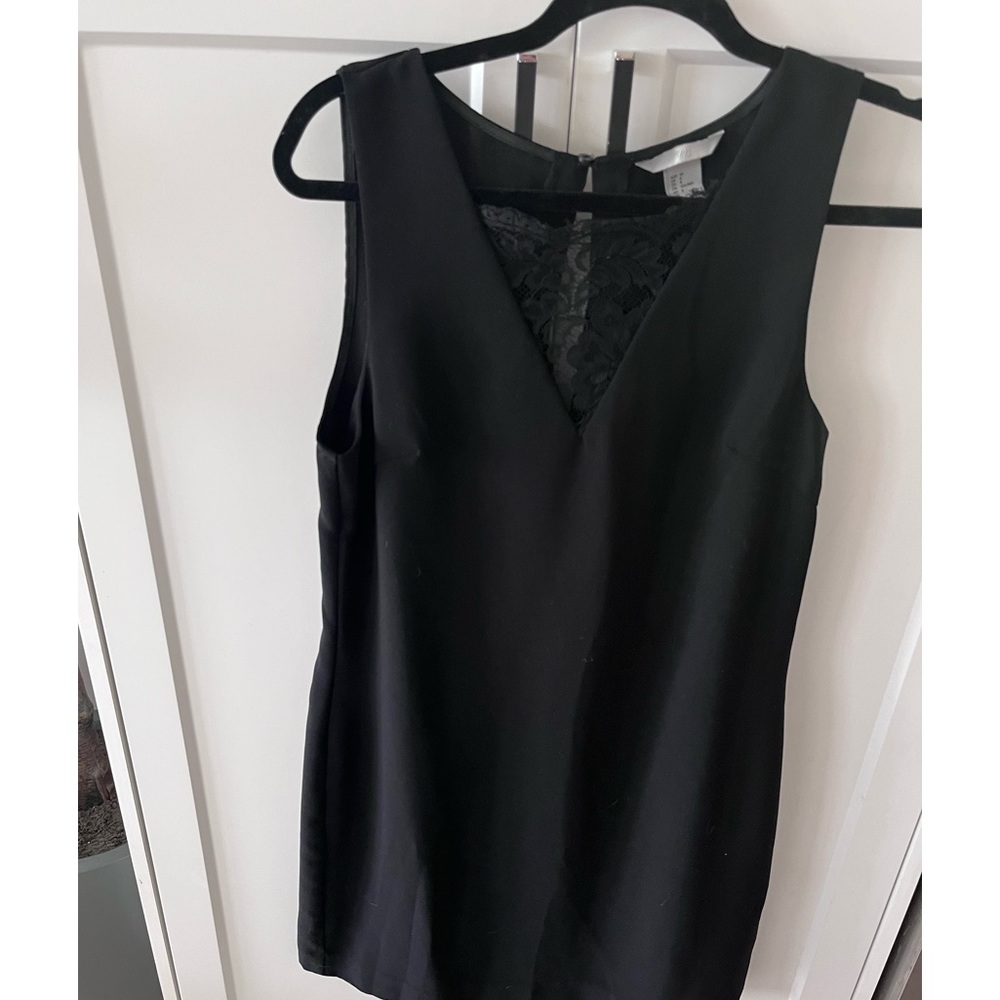 H&M black above knee dress